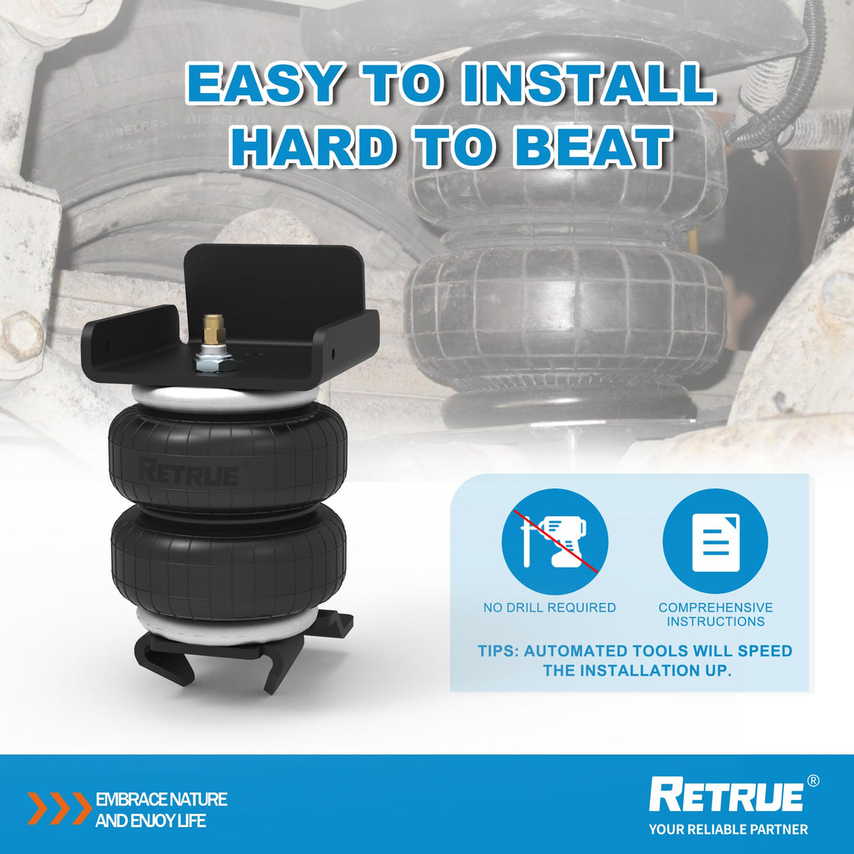 RETRUE kit next to hand for scale conveying compact parts and easy handling