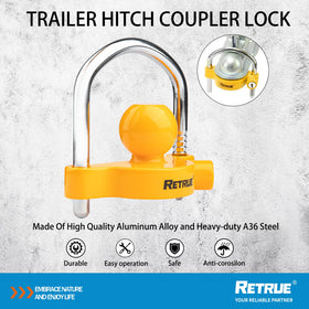RETRUE two locks with four matching keys showing keyed-alike convenience
