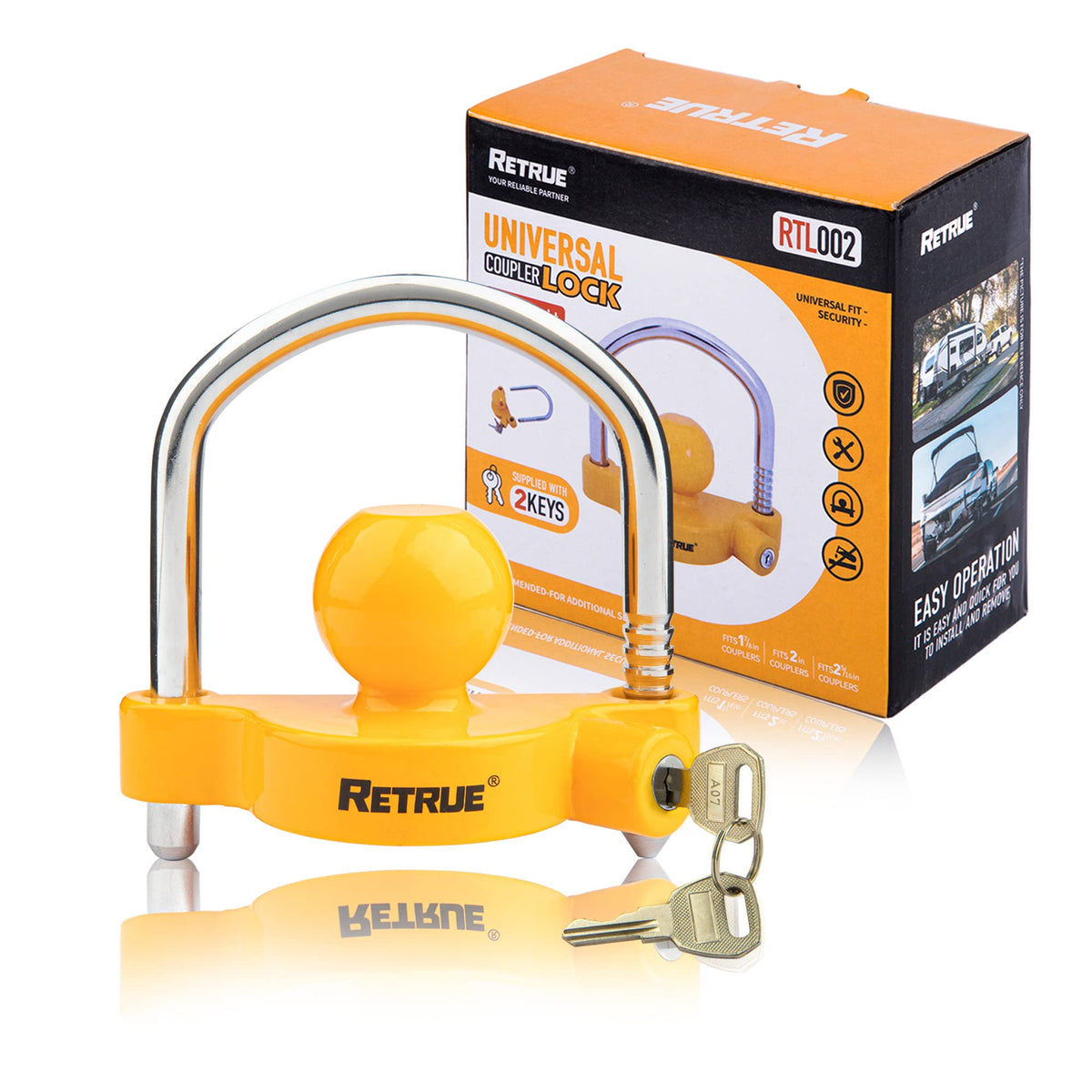 RETRUE installed lock in workshop lifestyle setting illustrating everyday use