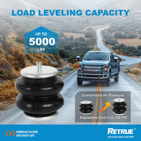 RETRUE pressure valve and hose assembly offering adjustable ride control