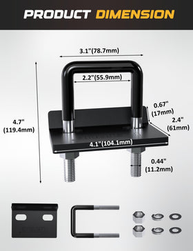 RETRUE size comparison with ruler illustrating compact footprint and fit clarity