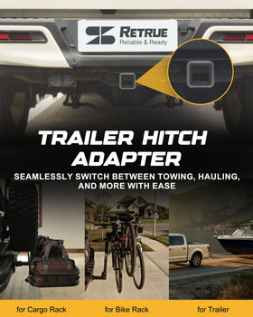 RETRUE with 2-inch ball mount attached showing compatibility and readiness