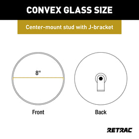RETRAC J-bracket and 5/16-inch ball stud detail showing robust mount and benefit stable attachment