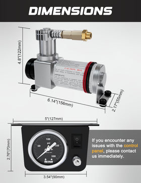 RETRUE in-cab control panel installed, enabling safe convenient pressure control