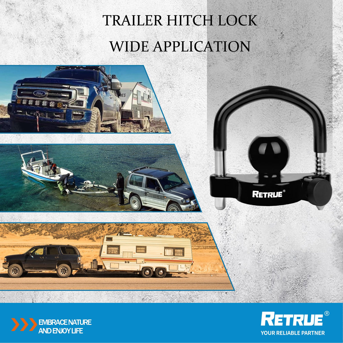 RETRUE packaging with two keys highlighting included backup key benefit