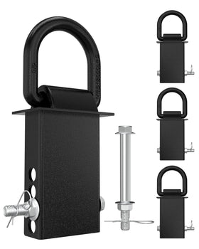 RETRUE front view of stake-pocket D-ring showing heavy-duty anchor and durability