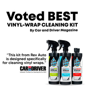 Rev Auto close-up of matte vinyl texture preserving original finish