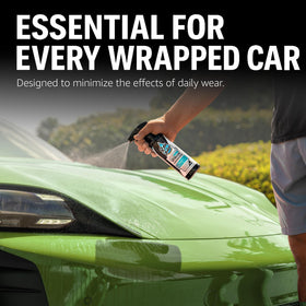 Rev Auto gloss wrap reflection detail demonstrating enhanced shine and clarity