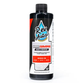 Rev Auto front bottle view showing label and size, clear product benefit