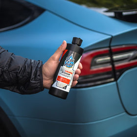 Rev Auto used by detailer washing a wrapped vehicle, professional finish benefit