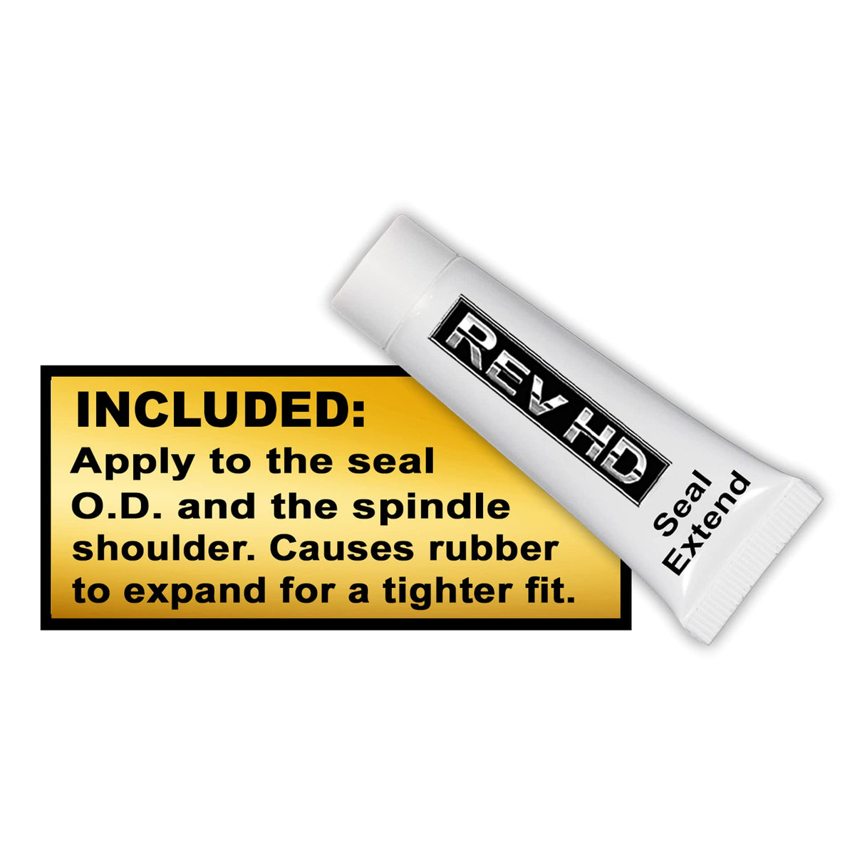 REVHD RM-T03 package label showing part numbers and quick identification