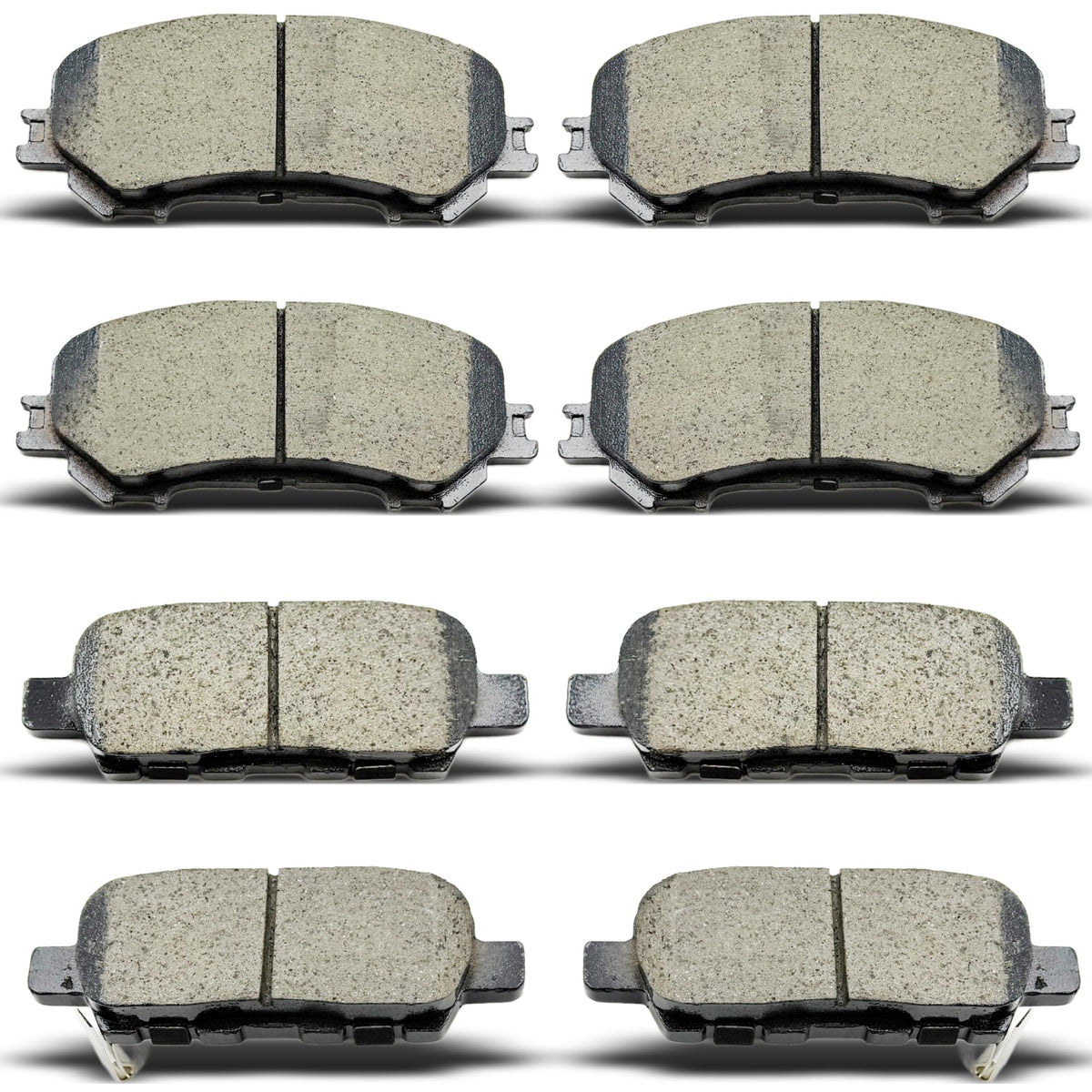RevivaParts front pads packaging showing fitment and benefit of OE replacement