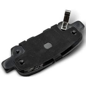 RevivaParts installed front pad on rotor demonstrating secure fit and reliable stopping