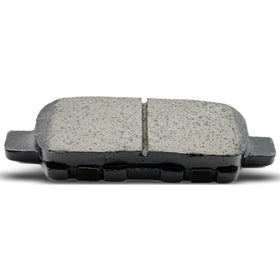 RevivaParts brake pads on Nissan with clean wheels showing reduced dust benefit