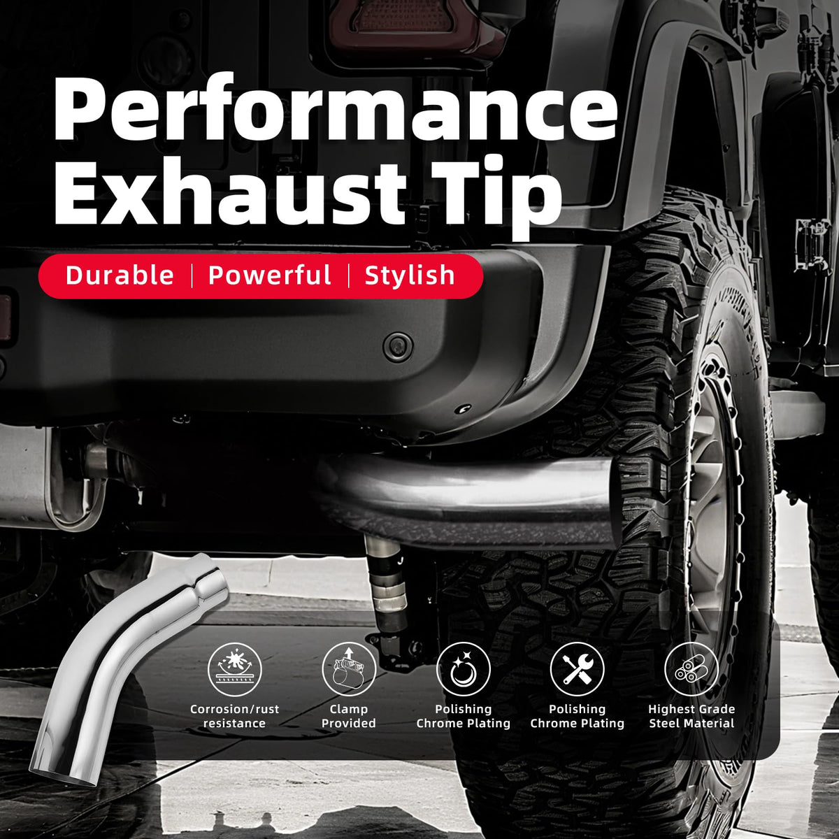 REWONIXAL chrome finish close-up highlighting rust-resistant surface and shine