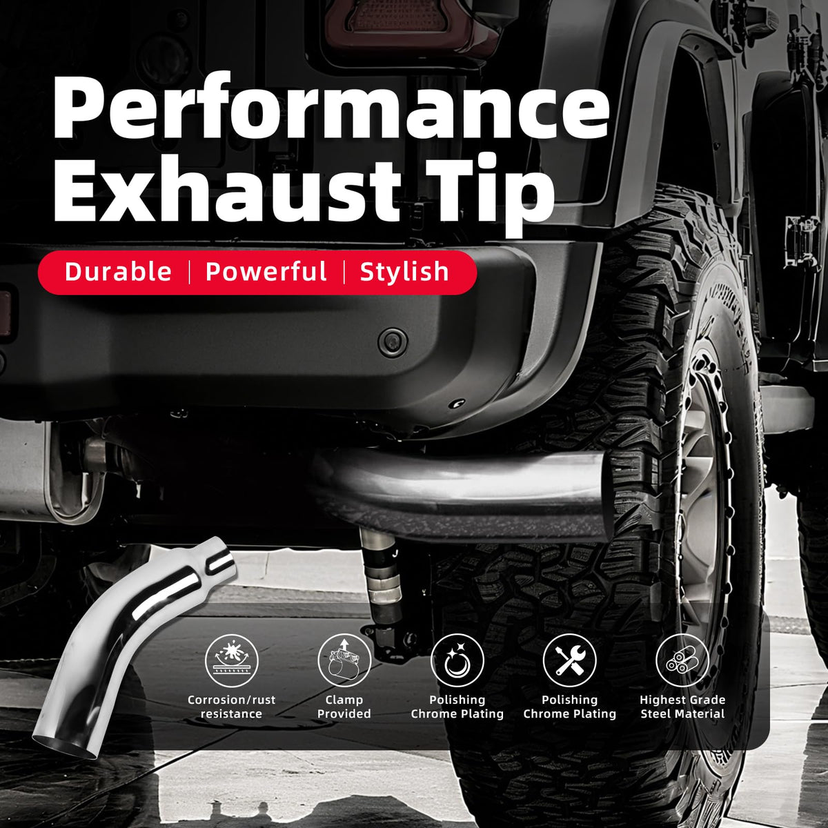 REWONIXAL close-up chrome finish highlighting rust-resistant surface