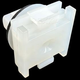 Rexka installed on F-150 cowl vent demonstrating secure attachment