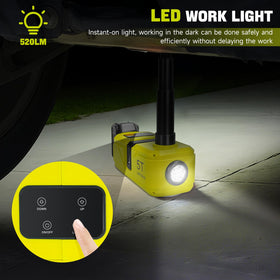 RexLeLXB with DeWalt battery attached to power the 220W motor, cordless convenience