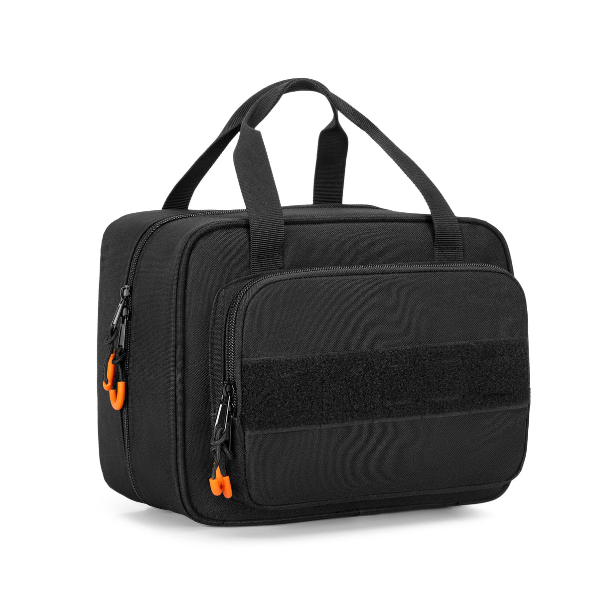 Rexmica exterior handle and zipper detail for easy transport and access