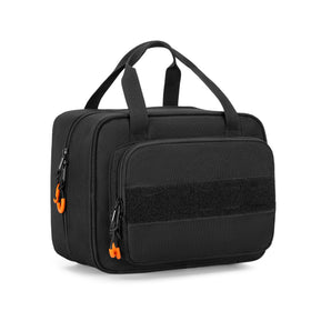 Rexmica exterior handle and zipper detail for easy transport and access