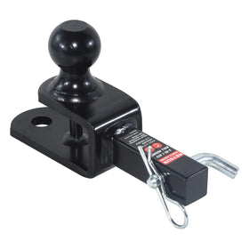 REYSUN close-up of 2-inch trailer ball and mount threads for secure towing