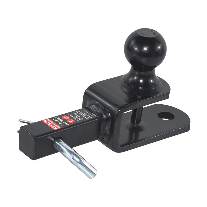 REYSUN front view showing full 3-in-1 hitch and 2-inch ball, durable and ready