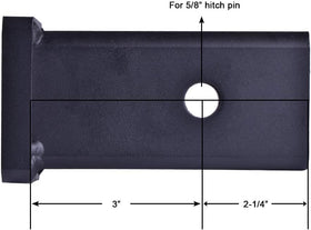 REYSUN side profile with pin inserted for quick installation benefit