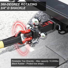REYSUN swivel shackle detail showing secure attachment and heavy-duty rating