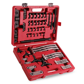 Reywoo kit laid out showing all puller sizes and organized storage benefit