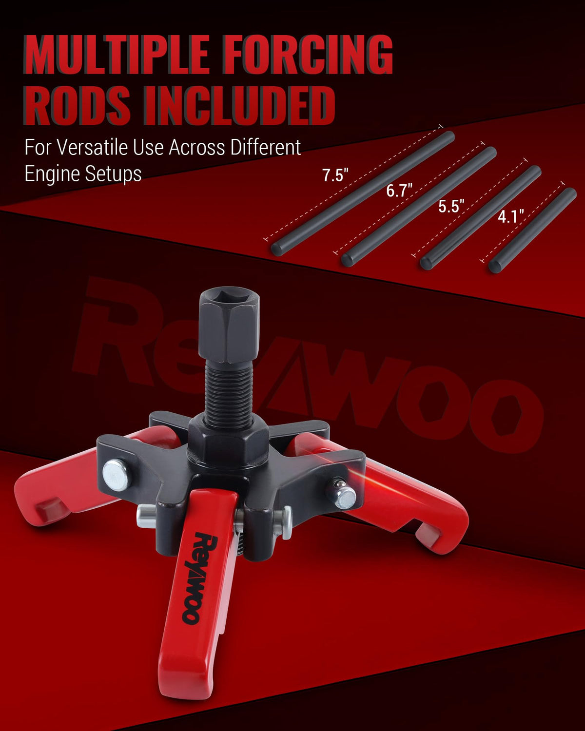 Reywoo closeup of puller jaws demonstrating secure grip to prevent slippage