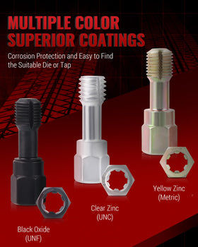 Reywoo used on engine bolt demonstrating efficient thread restoration benefit