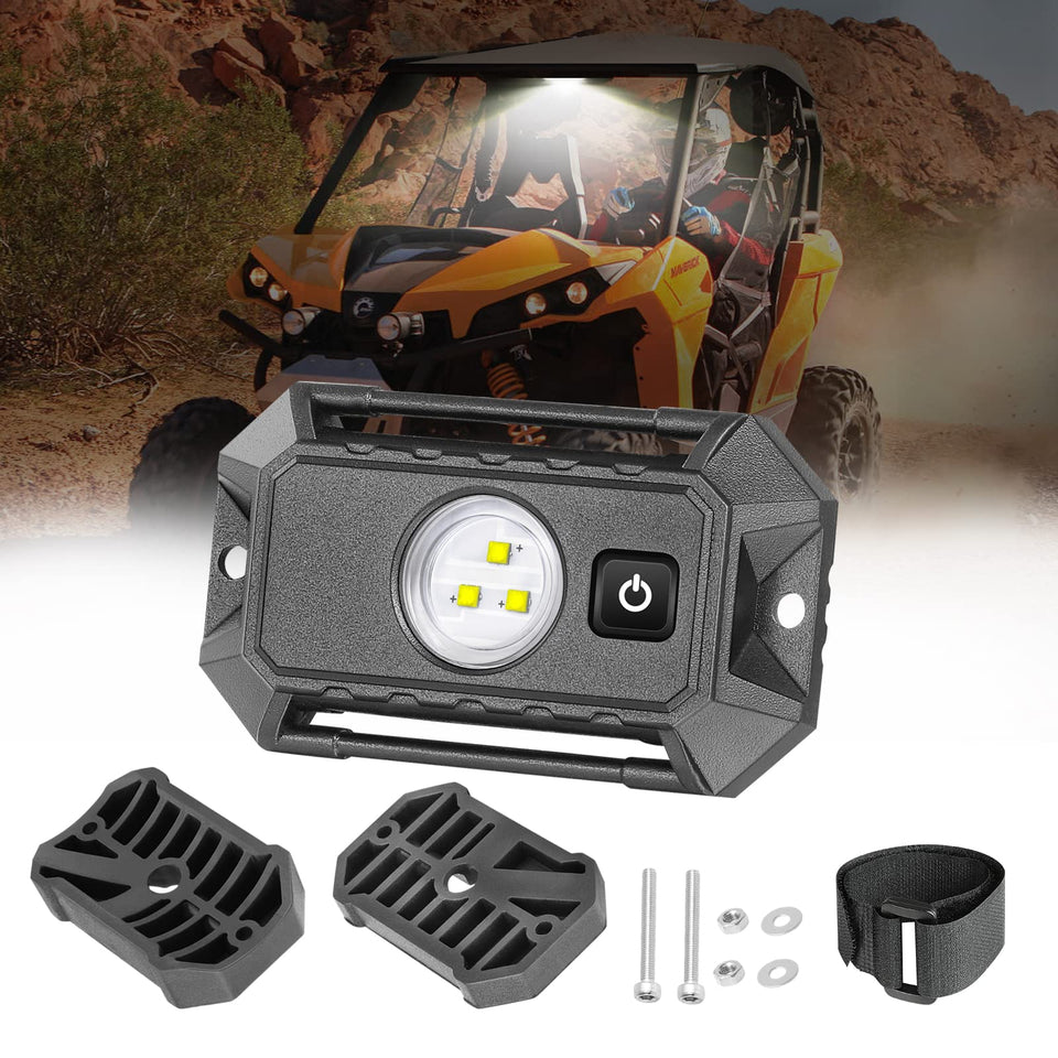 Rfroad Lighting dome light front view showing compact design and bright output