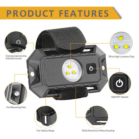Rfroad Lighting illuminating vehicle interior for better visibility and safer access