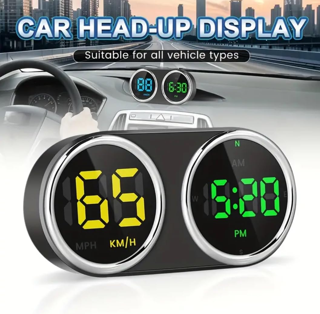 RGZOCT screen showing both speed and AM/PM clock for quick checks