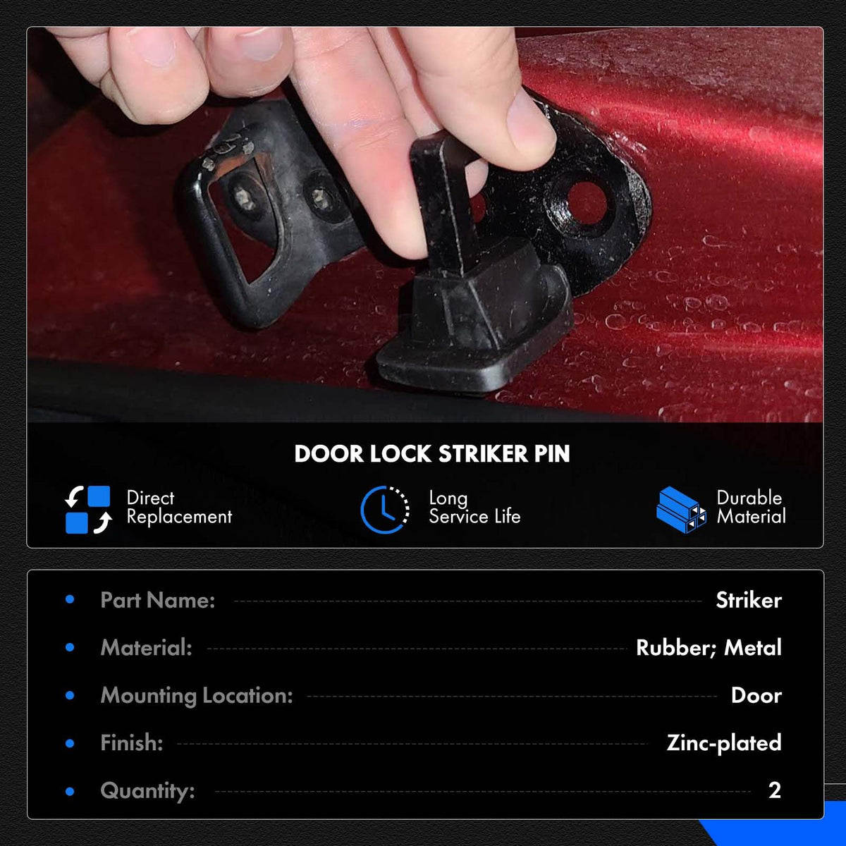 RHAOCZIYAUTO bolt and thread profile ensuring correct fit and secure fastening