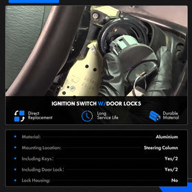 RHAOCZIYAUTO door lock mounted in vehicle door illustrating easy swap fitment