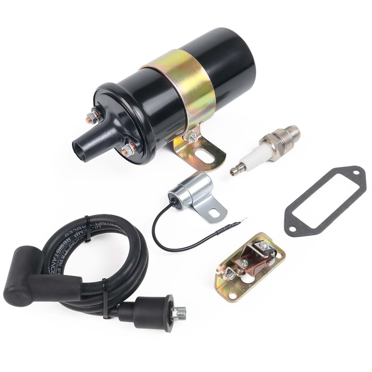 RHAOCZIYAUTO front packaging showing full ignition tune-up kit and clear contents