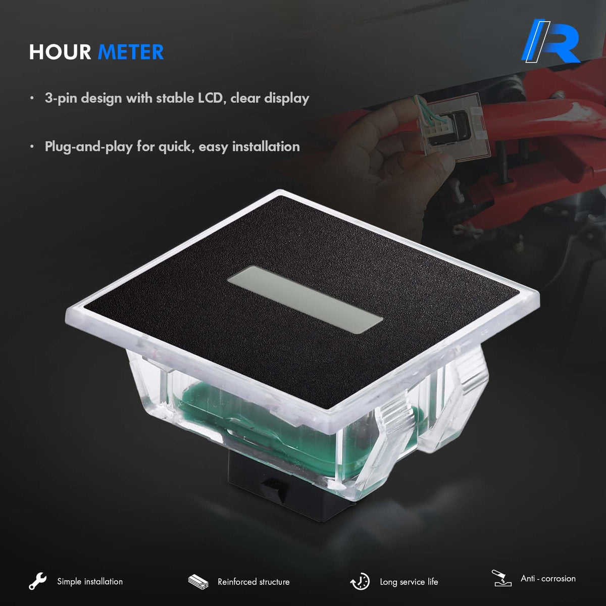 RHAOCZIYAUTO matching connector detail for quick plug-and-play installation benefit
