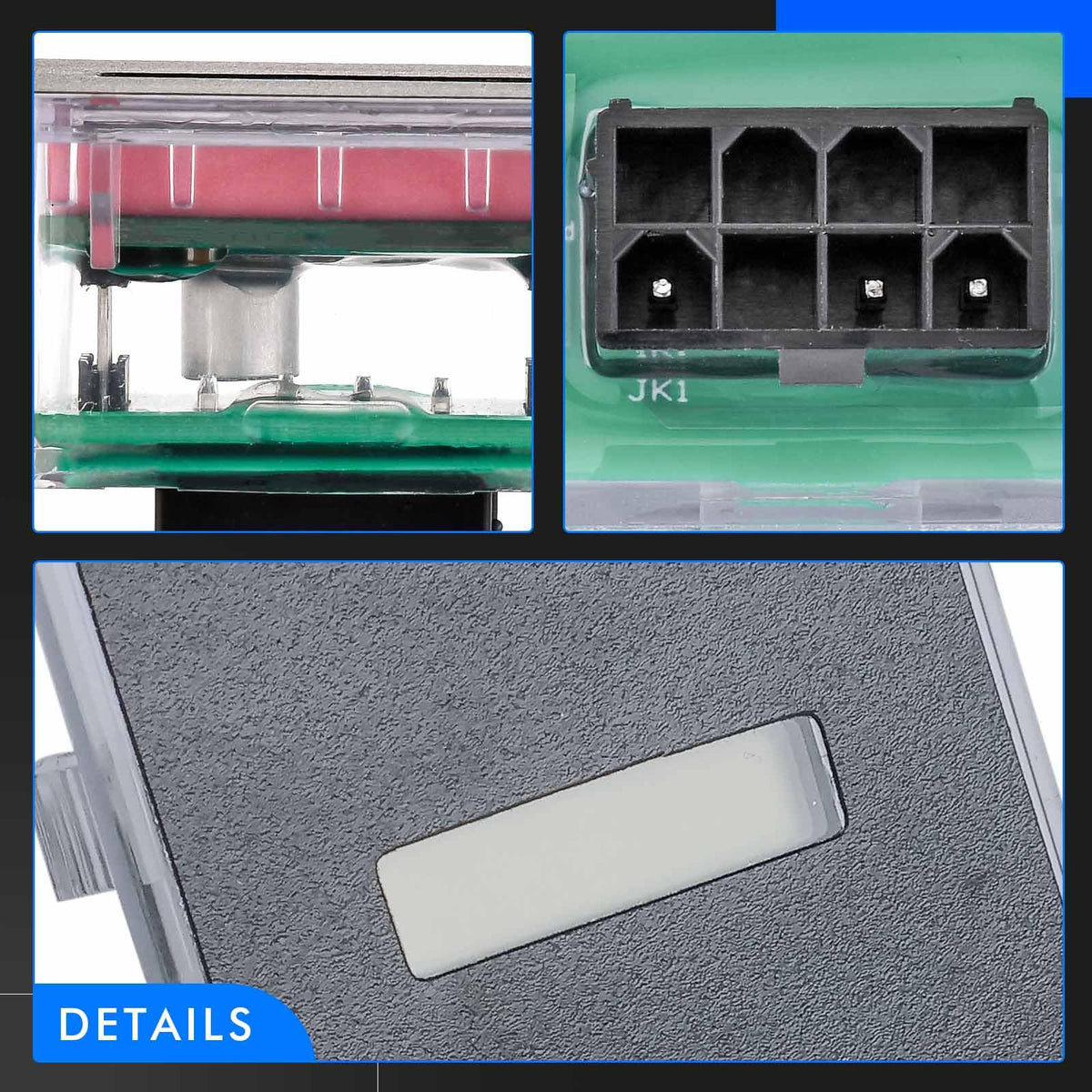 RHAOCZIYAUTO side profile showing compact depth for easy dash fitment benefit
