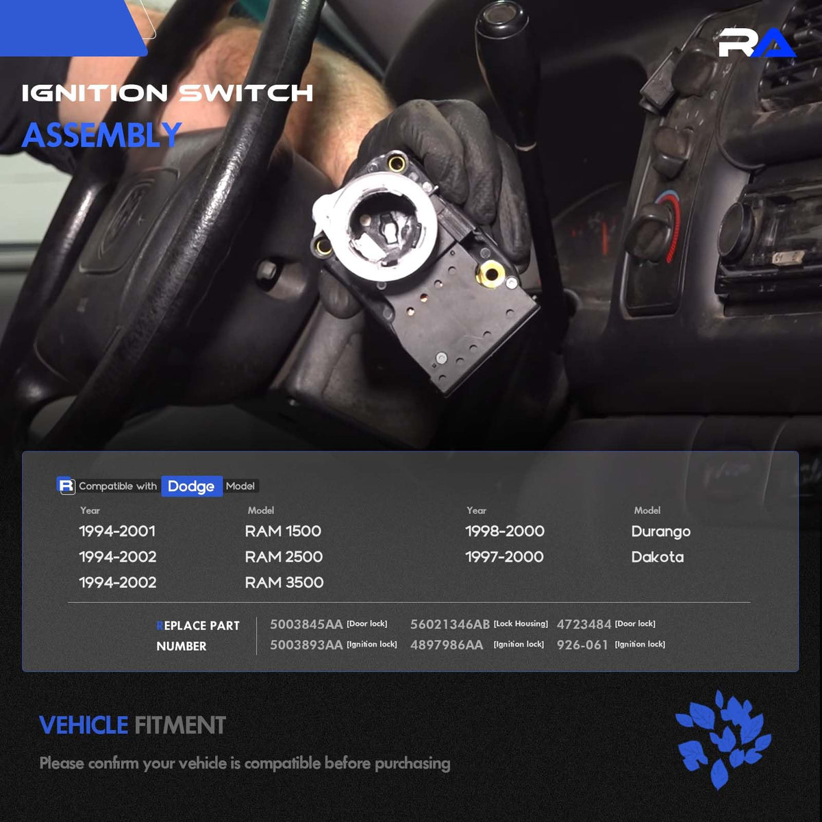 RHAOCZIYAUTO ABS housing close detail highlighting durable impact-resistant construction