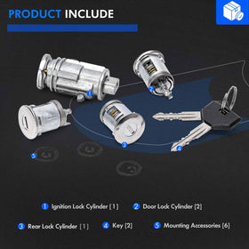 RHAOCZIYAUTO installed ignition in Jeep demonstrating direct-fit replacement