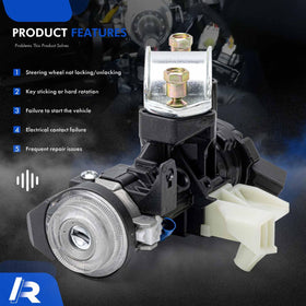RHAOCZIYAUTO installed in steering column demonstrating direct-fit replacement benefit