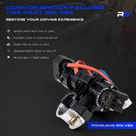 RHAOCZIYAUTO installed in steering column demonstrating correct alignment