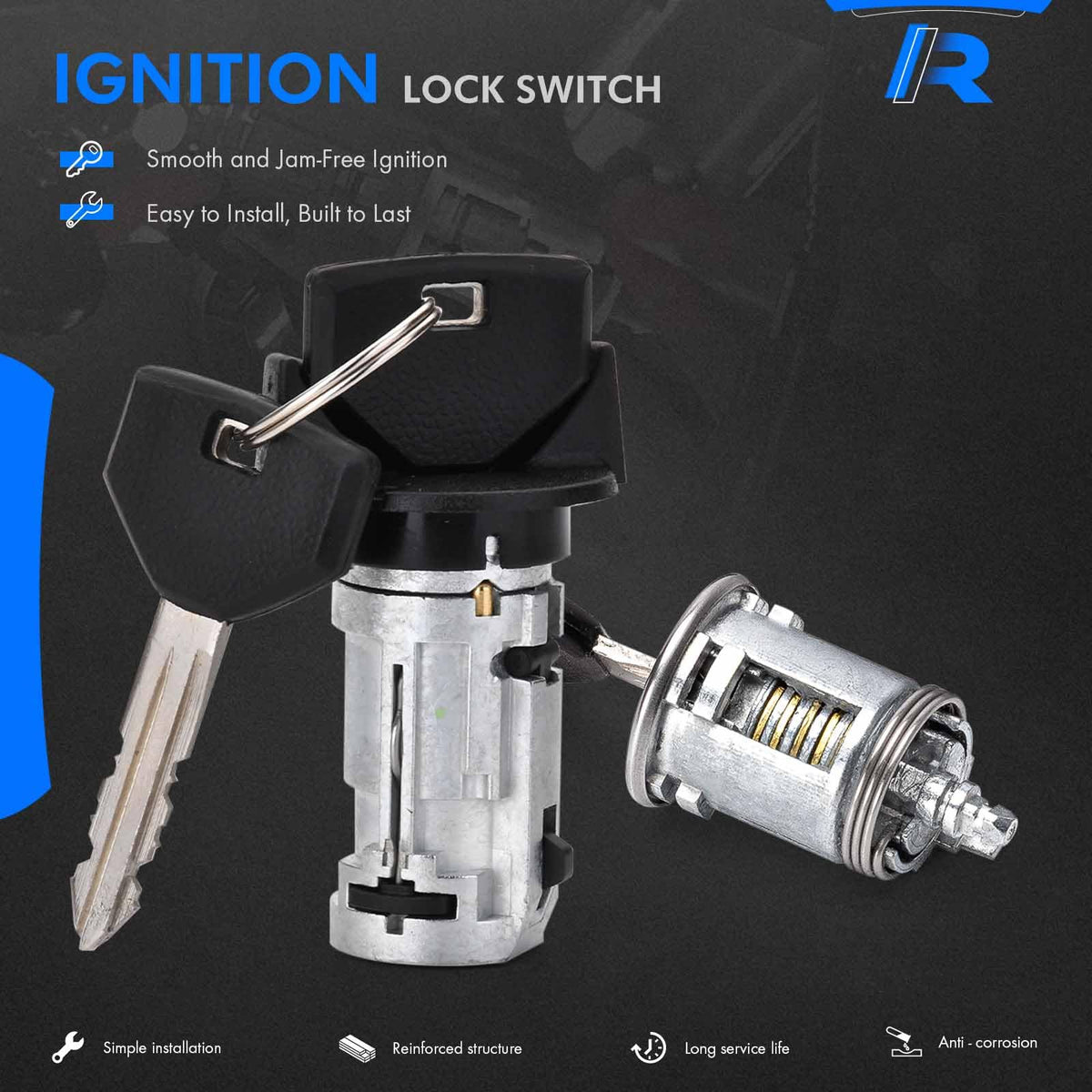 RHAOCZIYAUTO two matched keys displayed offering immediate spare key benefit
