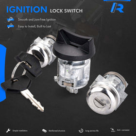 RHAOCZIYAUTO two keys and install accessories laid out for quick replacement