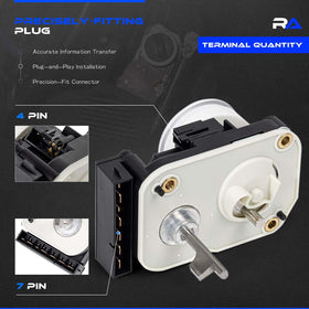 RHAOCZIYAUTO two matched keys displayed to show convenience of keyed-alike operation