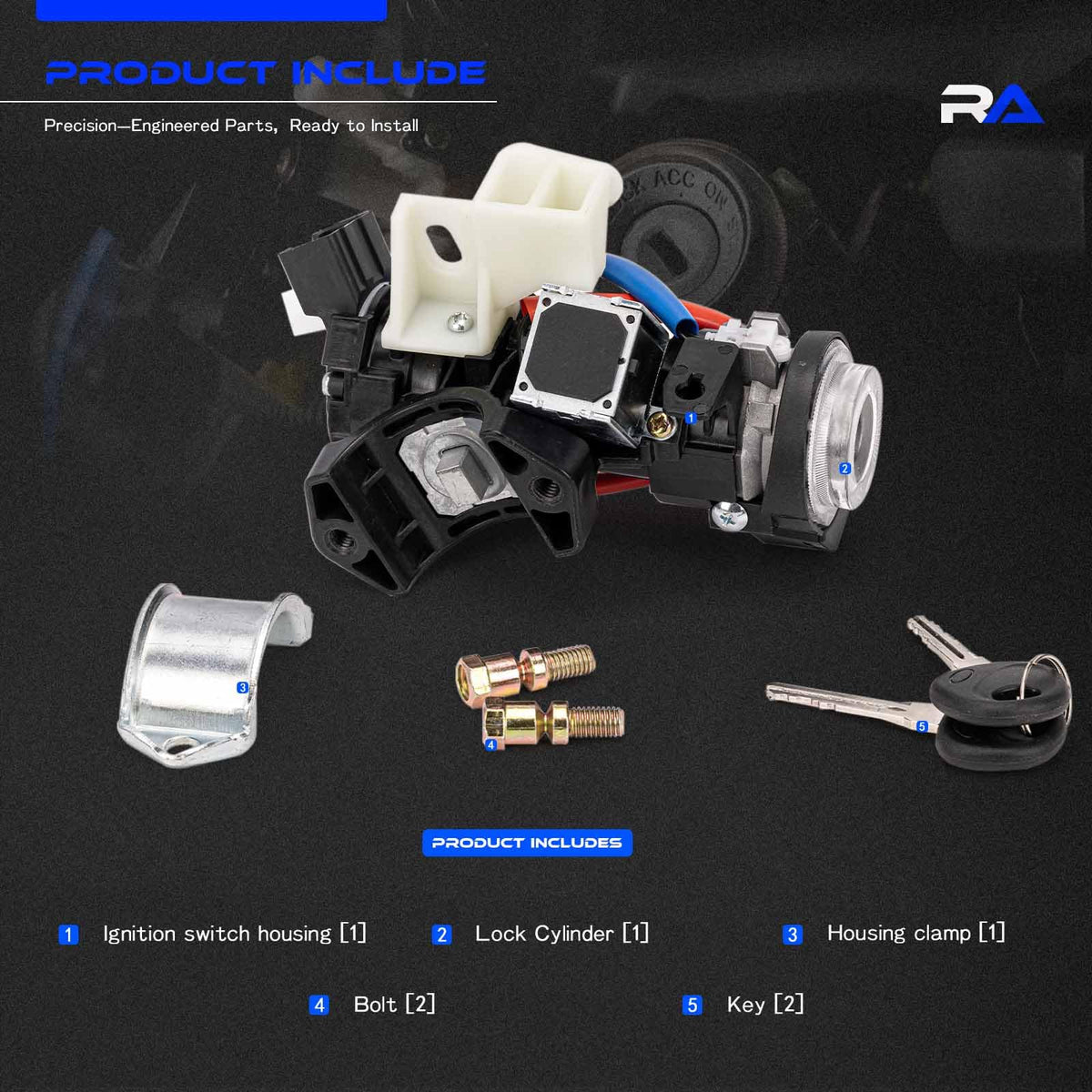 RHAOCZIYAUTO garage installation scene showing easy DIY replacement benefit