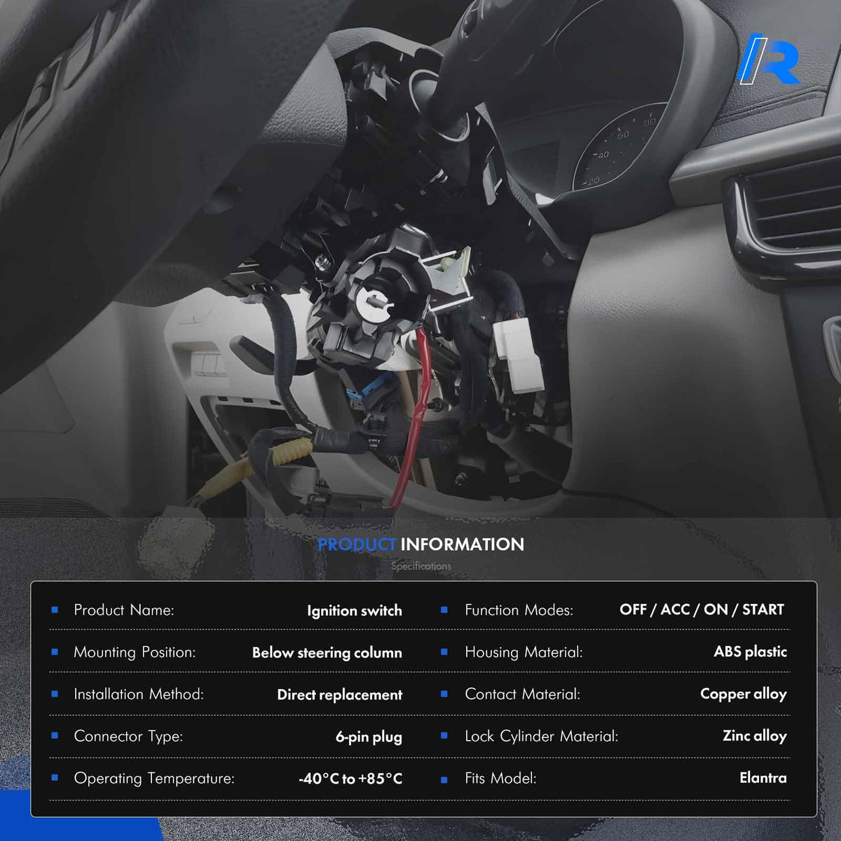 RHAOCZIYAUTO metal internals detail demonstrating reinforced durability
