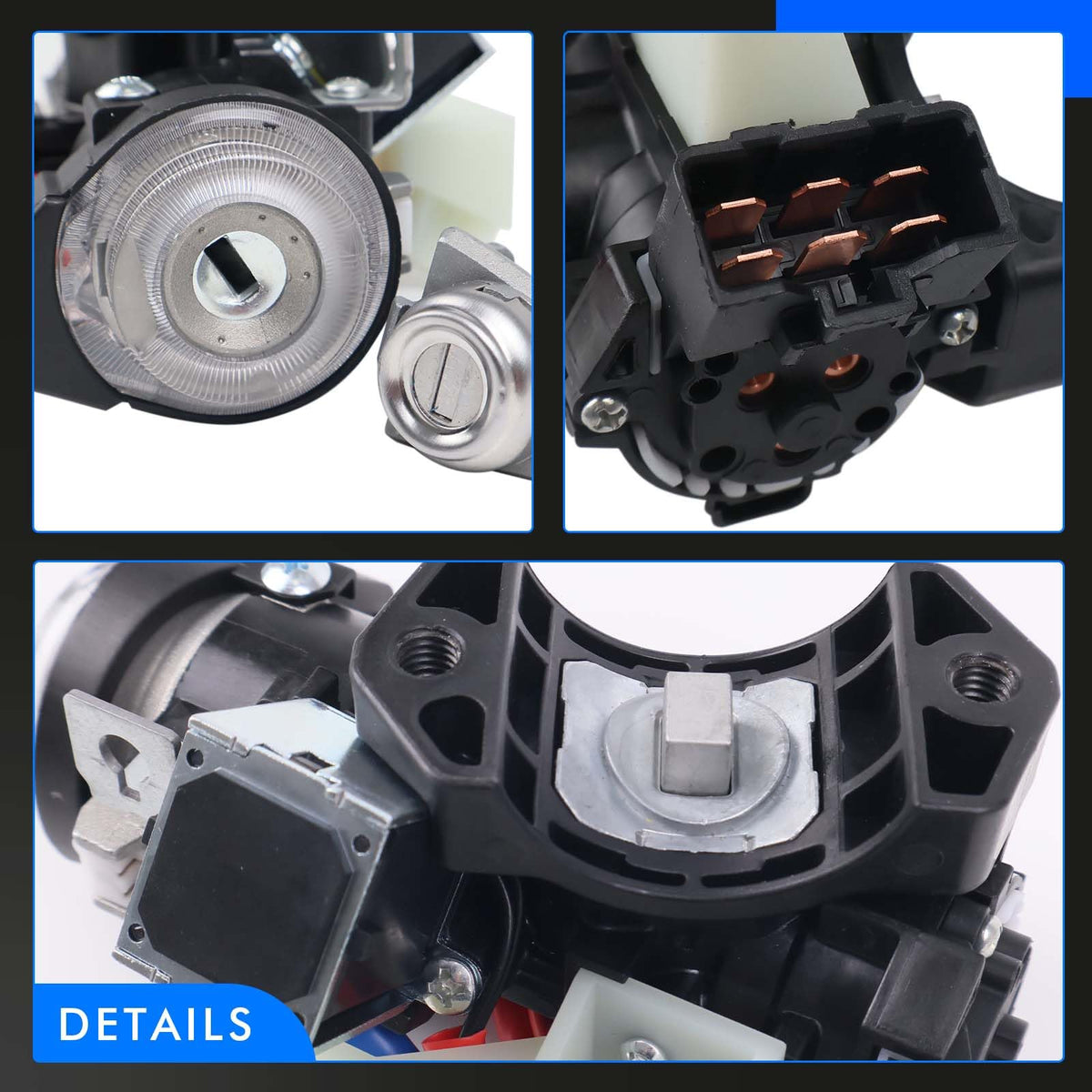RHAOCZIYAUTO materials shot of plastic and metal parts showing durable construction