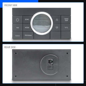 RHAOCZIYAUTO lifestyle image in RV cabin highlighting comfort control
